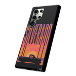 Silverado sunset truck Phone Case | Retro pickup silhouette