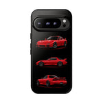 FD RX7 Phone Case Red, Three-View Vector Cover, JDM Gift