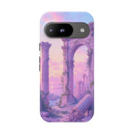 Roman Ruins Pastel Sky Vaporwave Art Tough Phone Case
