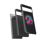 Great Dream Wave Circular Badge Vaporwave Phone Case – Japanese Aesthetic