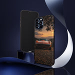 1969 C3 Corvette Phone Case, Orange Dirt Trail Dusk Cover, Gift