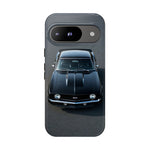 1969 Camaro SS Black Overhead Tough Phone Case Cover Gift Art