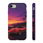 Red C3 Coastal Sunset Phone Case Classic Car Tough Case