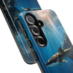 Cobia Reef Phone Case, Shaft of Light Ocean Fishing Tough Cover