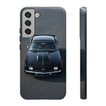 1969 Camaro SS Black Overhead Tough Phone Case Cover Gift Art