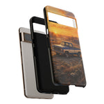 73 Chevy C10 Square body Truck Two-Tone Sunrise Tough Phone Case