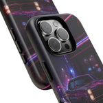 GTO Rainy Neon Arcade Tough Phone Case for Muscle Car Enthusiasts