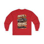 1971 Hemi Road Runner Long Sleeve Tee | Classic Muscle Car Shirt