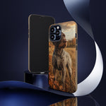 German Wirehaired Pointer Autumn Art Tough Phone Case