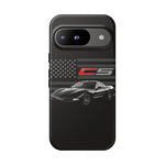 Black C5 Phone Case American Sports Car Tough Cover Gift