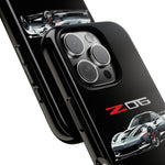 Silver C6 Z06 Phone Case for Chevy Fans, Tough Cover