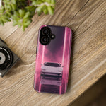 Countach Neon Wedge Phone Case Retro Supercar Tough Case