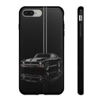 Nova SS Phone Case, Black 68 Muscle Car Silver Stripe Studio Cover