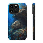 Grouper Reef Phone Case, Sunbeam Ledge Marine Art Tough Cover