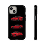 Red MR2 JDM Sports Car Phone Case Tough Multi View