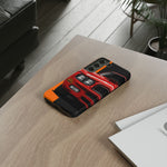 GTO The Judge Red Muscle Car Illustration Phone Case | Retro Classic Car