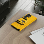 Yellow Supra Phone Case, MK4 90s JDM Legend Tough Protective Cover for Men