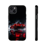 Z06 C8 Phone Case, Red Smoke Studio Reflection Cover