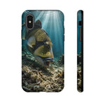 Triggerfish Fly Take Phone Case Saltwater Fishing Gift for Anglers