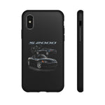Black S2000 Roadster Collage JDM Tough Phone Case Cover Gift