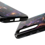 Cosmic Wolf Phone Case, Galaxy Nebula Portrait Tough Cover, Gift