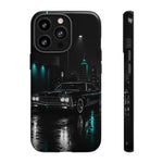 1965 Black Riviera car phone case | Retro Night Cityscape Tough Case