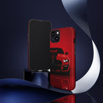 Red Mustang Art Phone Case, GT500 American Muscle Car Tough Cover