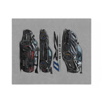 2019 ZR1 C7 Illustration Velveteen Blanket | Triple View Sports Car