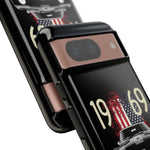 1969 Camaro SS American Flag Tough Phone Case Cover Gift Art