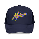 Melrose Retro Trucker Hat Neon 80s Synthwave Foam Snapback Cap Vintage Style