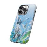 Copy of Silver Butterflies Tough Case | Blue Sky Water Droplets Phone Cover