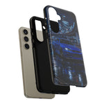 Skyline GT-R R34 Bayside Blue Tokyo Night Art Tough Phone Case