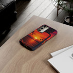 Basketball Court Sunset Phone Case | Tough Phone Case