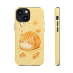 Orange Tabby Loaf Kawaii Chibi Pet Cat Art Tough Phone Case