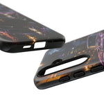 67 GTO Phone Case Purple, Rainy City Night Muscle Car Tough Cover