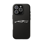 White C8 Phone Case for Chevy Fans, Tough Protective Cover