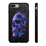 Holographic Skull Phone Case, Shattered Glass Iridescent Cover