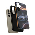 Skyline GT-R R34 White Nurburgring Speed Art Tough Phone Case