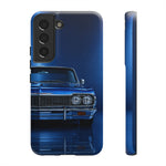 Blue Impala 1964 Phone Case, Classic Lowrider Tough Cover for Classic Car Fans