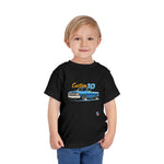 Custom 10 Blue Pickup Truck Graphic Toddler T-Shirt Vintage Chevy Tee