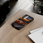 Supra MK4 Orange Touge Night JDM Speed Art Tough Phone Case