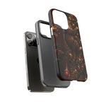 Tabby Cat on Christmas Tree phone case | Tough Case