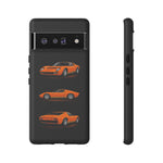 Orange Miura Classic Supercar Tough Phone Case - 3 View