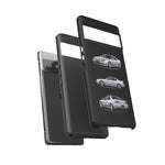 Silver Prelude Sports Coupe Tough Phone Case for JDM Fans