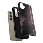 FC RX-7 Pink Neon Fog Column Tough Case