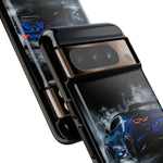 Camaro ZL1 Phone Case, Blue Track Smoke Studio Cover