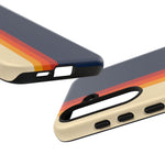 Retro Rainbow Stripe Phone Case | Tough Phone Case