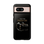 1978 Trans Am Phone Case Featuring Black Firebird Muscle Car Artwork