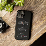 Black Silverado Classic Pickup Tough Phone Case for Chevy Truck Fans
