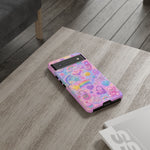 Retro Sticker Collage Y2K Art Tough Phone Case